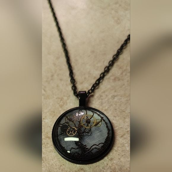 COPY - New Steampunk gears tree of life cabachon ring - Picture 8 of 10